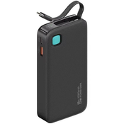 USAMS USAMS POWERBANK IZVLEČNI KABEL 10000 MAH USB-C PD 20W ZA IPHONE 11 12 13 14, (5000008709)