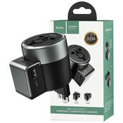 hoco. Punjac kucni, univerzalni, EU/UK/US/AU, 2 x USB,2.5 A – AC4 Dual port rotating charging