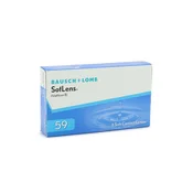Bausch & Lomb SofLens 59 (6 leč) Dioptrija: 5.75, Ukrivljenost: 8.6, Premer: 14.2