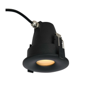 Azzardo AZ5390 - Kopalniška vgradna svetilka ROMOLO 1xGU10/50W/230V IP65 črna