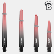 Trupi za pikado puščice BULLS B-Grip-2 TTB Black-Rosa