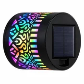 Netscroll Solarna stenska svetilka z dekorativnim mandala vzorcem in IP44 zaščito, OrnaLight