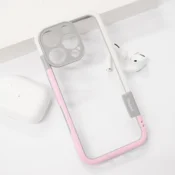 Maska Wolmtt Bumper za iPhone 16 Pro Max pink