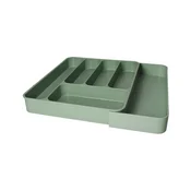 Žajbljevo zelen plastičen nastavljiv organizator za pribor 39 x 43,5 cm – Brandani