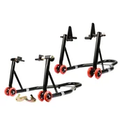 Komplet 2 stojal za motorno kolo – sprednje + zadnje G02167