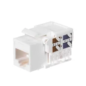Keystone Jack RJ45 UTP Cat. 5e modul s sponko, bel Netrack