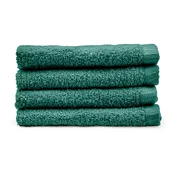Zelene hitro sušeče bombažne brisače v kompletu 4 ks 30x30 cm Quick Dry – Catherine Lansfield