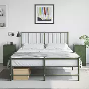 Nocni ormarici 2 kom maslinastozeleni 34,5 x 39 x 62 cm celicni