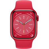 APPLE pametna ura Watch Series 8 Aluminium 45mm GPS, Red (Sport Band, Red)
