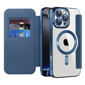 Etui SmartMag Book z Magsafe tehnologijo in RFID denarnico za iPhone 16 Pro Max - blue