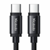 Mcdodo CA-3681 cable USB-C / USB-C, 240W, 2m (black)