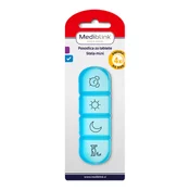 Mediblink dnevna posodica za tablete stela, mini modra M020, 1 posodica