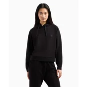 Armani Exchange za ženske. XW000827AF13397UC001 Črna majica z logotipom (XS), Priložnostno, Šport, Večnamenski špor
