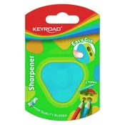 KEYROAD plastično ribežno orodje z dvema luknjama, blister, mešanica barv