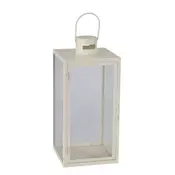 ProGarden Svetilka KO-NB1251570 kovinski komplet 2 kosov 18 / 14 cm bel