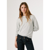 Pepe Jeans za ženske. PL7000035 Pulover Coraline siva (XS), Priložnostno, Bombaž