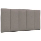 shumee vidaXL Vzglavna stranica taupe 100 cm blago