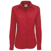 ŽENSKA SRAJCA DOLGI ROKAVI B&C SHARP 130G RDEČA M!!