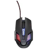 Acer NITRO GAMING MOUSE II - optična igralna miška, max. 7200dpi (6 stopenj - 800-7200), 7 vrst osvetlitve, 6 gumbov