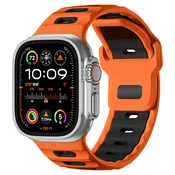 INF Eleganten silikonski pašček za Apple Watch 42/44/45/46/49mm Orange, (5000079125)