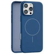 Velvet Touch MagSafe maska za iPhone 16 Pro - Plava
