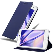 Cadorabo Cadorabo Ohišje, združljivo z ZTE Blade L7 v klasična temno modra - Zaščitni ovitek z magnetnim zapiranjem, stoječo funkcijo in režo za kartice, (20564492)