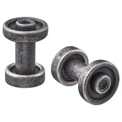 SKRUVSHULT Gumb, antracit, 18 mm