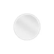 Mexen Loft okroglo kopalniško ogledalo 30 cm, bel okvir - 9850-030-030-000-20