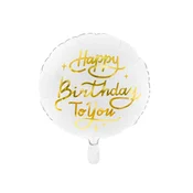 shumee Folija balon Happy Birthday To You, bel, 35 cm