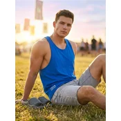 Sinsay - Pamucni sportski tank top sa natpisom - plava