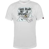 011Shop Muška majica Kratkih rukava, Samo pijan mogu da prebolim, Bela