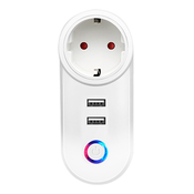 MOYE Smart uticnica + 2 USB porta Voltaic WiFi bela