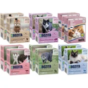 Bozita BOZITA MOKRA HRANA ZA MAČKE Mesni koščki v omaki MEŠANICA OKUSA 12 x 370 g