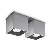 Sollux SL.0064 - Spot svetiljka QUAD 2 2xGU10/40W/230V siva