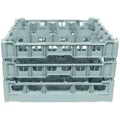 košara za kozarce za pomivalni stroj 500x500 mm odprtine 99x99 mm za 20 kozarcev
