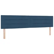 Vidaxl Vzglavje Modra 200 cm blago