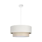Luster na sajli NATIA 1xE27/60W/230V precnik 45 cm krem
