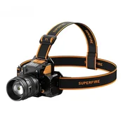 Superfire Superfire HL58 naglavna svetilka, 350 lm, USB, 3 načini, 200m