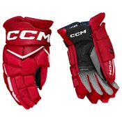 Hokejske rokavice CCM JetSpeed FT8 Red/White Senior 15 palcev