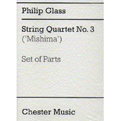 GLASS:STRING QUARTET NO.3 (MISHIMA) SET OF PARTS