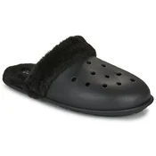Crocs Classic Fuzz Scuff Črna