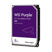 HDD Video Surveillance WD Purple 8TB CMR, 3.5, 256MB, 5640 RPM, SATA, TBW: 180