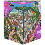 Heye - Puzzle Göbel & Knorr: Čudovito središče - 1 000 kosov