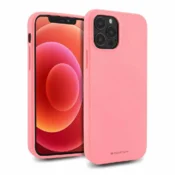 Goospery Soft Feeling silikonski ovitek za iPhone 15 Pro Max - roza