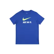 Majica za djecake Nike B NSW Tee Just Do It Swoosh - game royal/volt