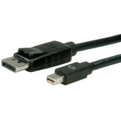 ROLINE kabel DisplayPort DP (M) - miniDP (M), 2m