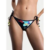 Desigual Bikini hlačke  svetlo modra / temno oranžna / pitaja / črna