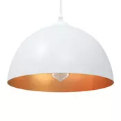 Vidaxl vidaXL Viseče svetilke 2 kosa nastavljiva višina E27 bele O30 cm kovinske