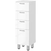 Homestar Kopalniška omarica 30x30x93 cm Bela