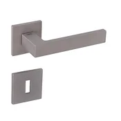Okovje za vrata MP TI - KVADRAT - HR 2275Q 5S (NP - Nickel pearl), klika-klika, WC ključ, MP NP (nikljev biser)